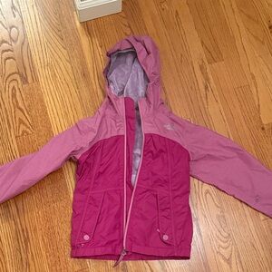 The North Face Kids Two-Tone Pink Raincoat